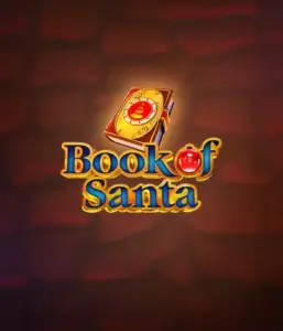 Celebrate the festive spirit with Book of Santa slot by Endorphina, featuring an ornate golden book adorned with Santa's iconic seal. This graphic captures the warmth and excitement of Christmas, set against a cozy red background. Great for those who love Christmas-themed slots, offering a charming gaming experience. 